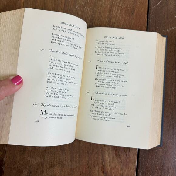 The Oxford Book Of American Verse Hardcover 8th Printing 1962 Poe Hemingway - Picture 8 of 11